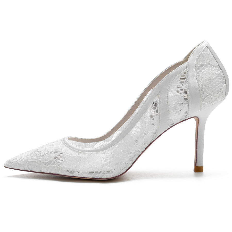 Damen Seidensatin Mit Stiletto-Absatz Geschlossene Zehen Abendschuhe