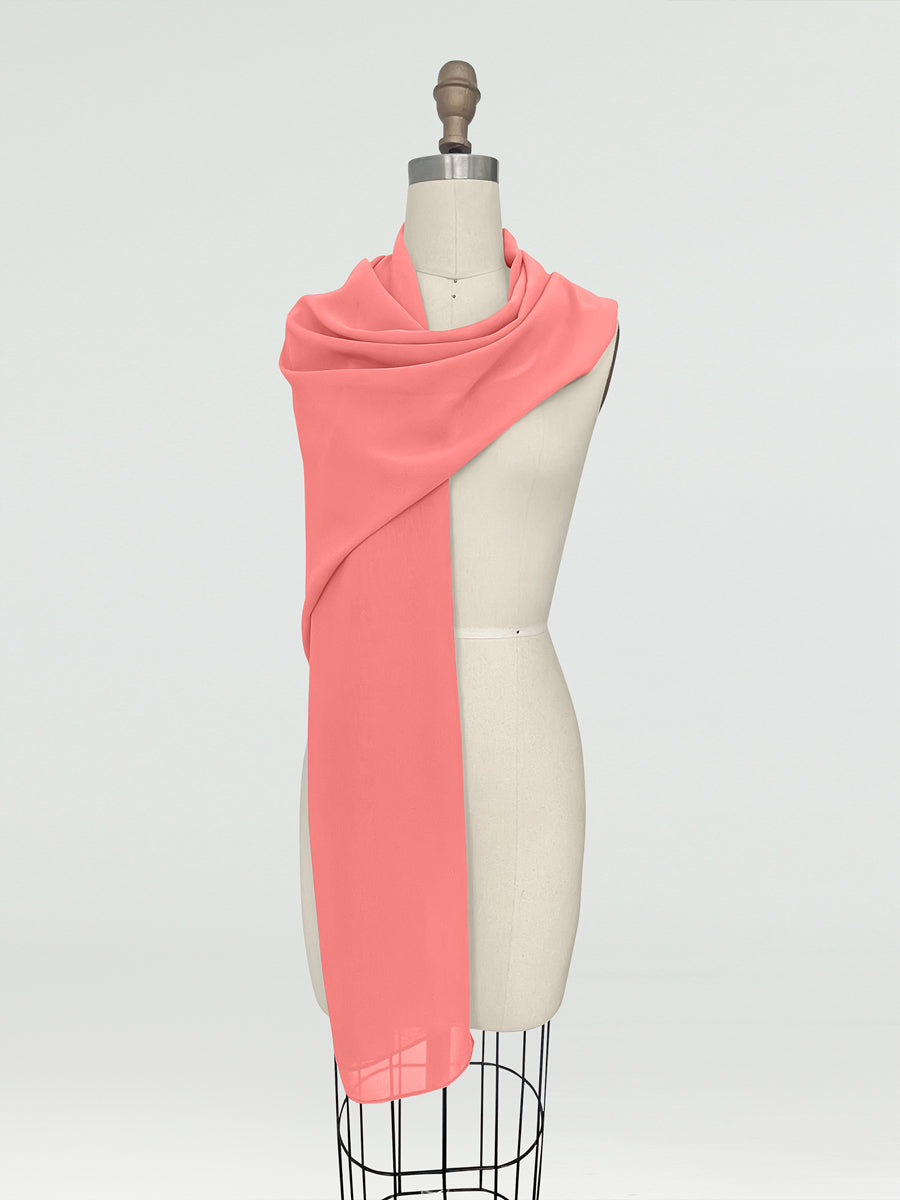 (45x225cm) Chiffon-Schals & Stolen für Frauen