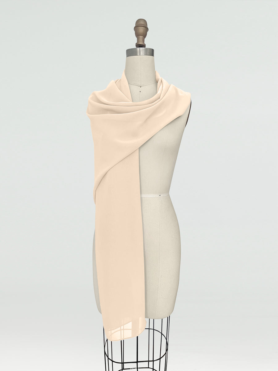 (45x225cm) Chiffon-Schals & Stolen für Frauen
