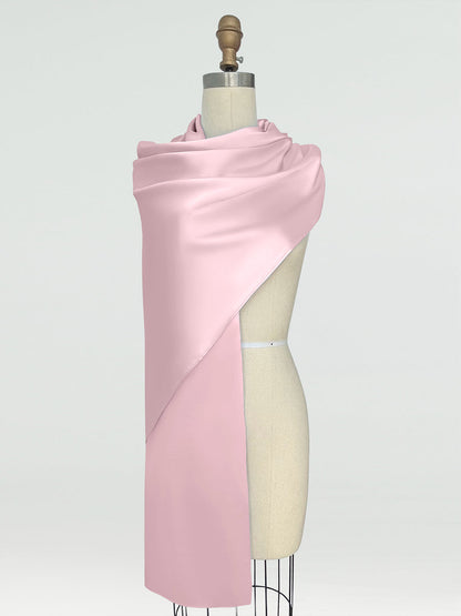 (45x225cm) Seidensatin-Schals & Stolen für Frauen