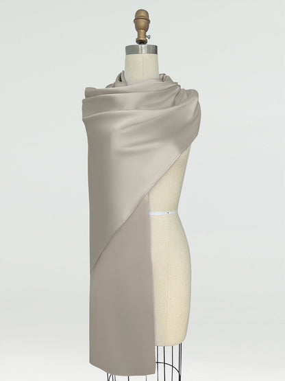 (45x225cm) Seidensatin-Schals & Stolen für Frauen