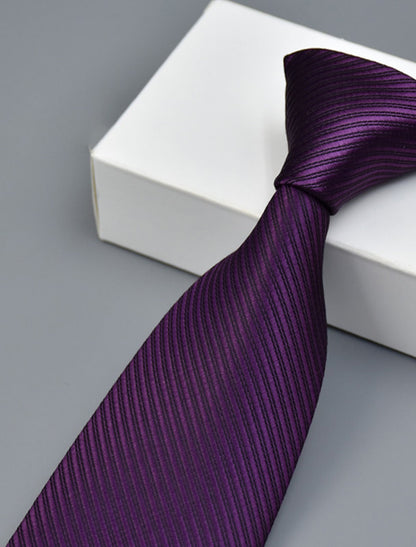Herren einfarbiger klassischer Krawatte